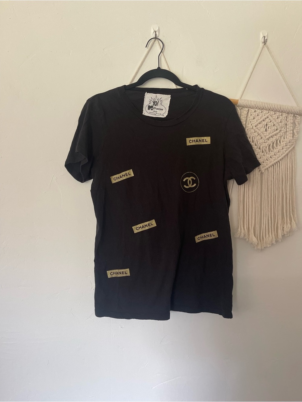 Yo! Mama’s Bootleg Black CC Organic Cotton T-Shirt